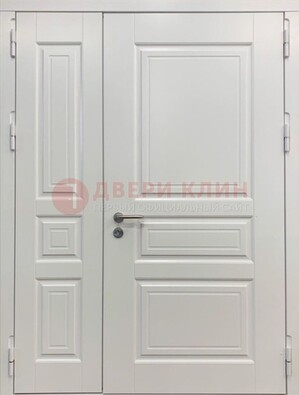 Полуторная светлая металлическая дверь с МДФ ДМ-336 в Зеленограде