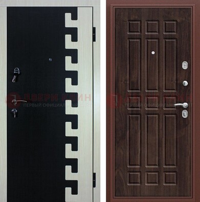 Стальная дверь с МДФ панелями в квартиру ДМ-367 в Зеленограде
