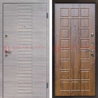 Входная железная дверь с МДФ панелями ДМ-498 в Зеленограде