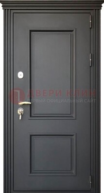 Чёрная дверь с МДФ ДМ-520 в Зеленограде