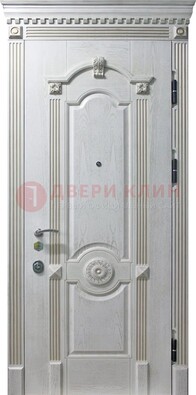 Белая дверь с МДФ ДМ-525 в Зеленограде