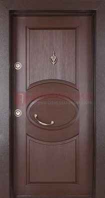 Железная дверь с массивом дуба в стиле классика ДМД-55 в Зеленограде