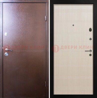 Входная дверь с порошковым покрытием и терморазрывом МДФ ДП-210 в Зеленограде