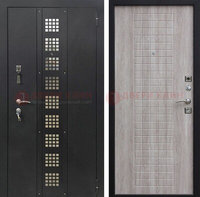Железная дверь с порошковым покрытием Медный антик/Капучино  ДП-233 в Зеленограде