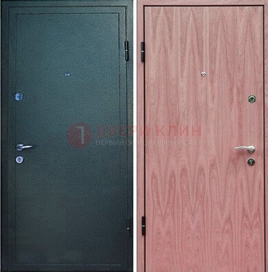 Черная входная дверь с порошковым покрытием ДП-32 в Зеленограде