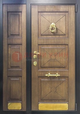 Парадная дверь с декоративными элементами ДПР-27 на дачу в Зеленограде