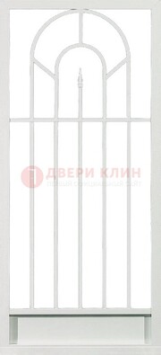 Стальная решетчатая дверь в белом цвете с пикой ДР-11 в Зеленограде