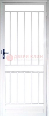 Железная решетчатая дверь белая ДР-32 в Зеленограде