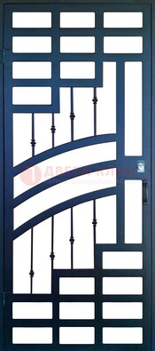 Современная металлическая решетчатая дверь ДР-38 в Зеленограде