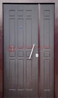 Коричневая тамбурная дверь ДТМ-30 в Зеленограде