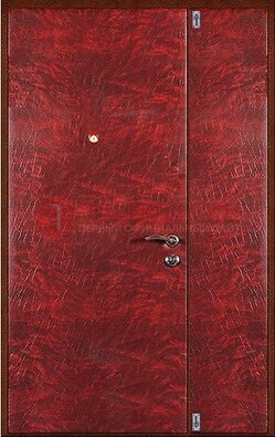 Красная тамбурная дверь ДТМ-33 в Зеленограде