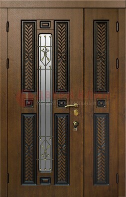 Полуторная входная дверь с виноритом ДВТ-169 в Зеленограде