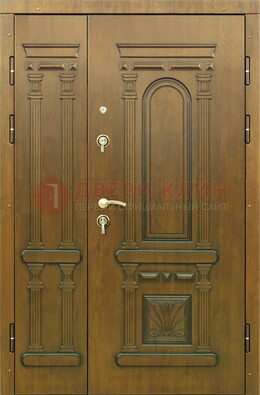 Полуторная железная дверь с виноритом ДВТ-174 в Мытищах