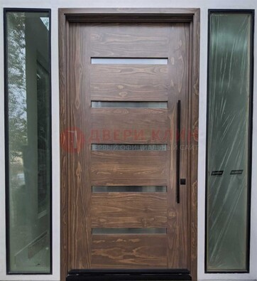 Железная дверь с виноритом и фрамугами ДВТ-189 в Зеленограде