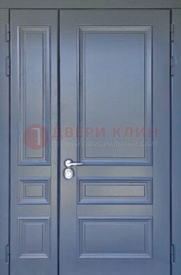 Темно-серая железная дверь с виноритом ДВТ-242 в Зеленограде