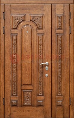 Полуторная железная дверь винорит для дома ДВТ-252 в Сергиевом Посаде