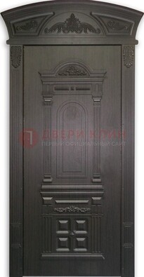 Черная стальная дверь с виноритом ДВТ-31 в Зеленограде
