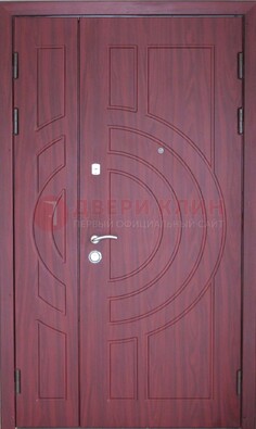 Красная железная дверь с виноритом ДВТ-3 в Зеленограде